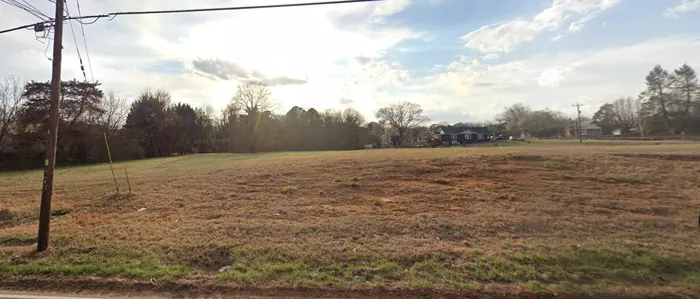 The lot at 3102 Archdale Road seen from the road